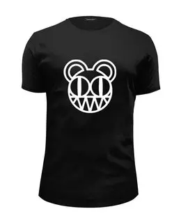 Заказать мужскую футболку в Москве. Футболка базовая Radiohead T-Shirt Black от ksnkch - готовые дизайны и нанесение принтов.