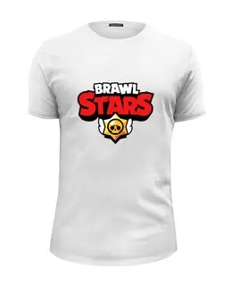 Заказать мужскую футболку в Москве. Футболка базовая Brawl Stars от THE_NISE  - готовые дизайны и нанесение принтов.