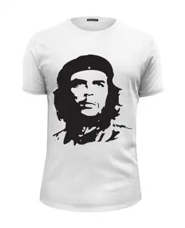 Заказать мужскую футболку в Москве. Футболка базовая Че Гевара (Che Guevara) от coolmag - готовые дизайны и нанесение принтов.