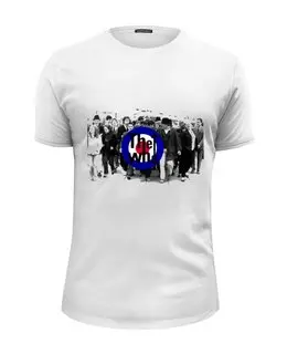 Заказать мужскую футболку в Москве. Футболка базовая the Who от торгаш - готовые дизайны и нанесение принтов.