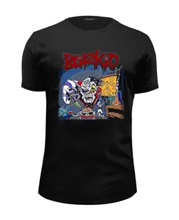 Заказать мужскую футболку в Москве. Футболка базовая Blitzkid band от Leichenwagen - готовые дизайны и нанесение принтов.
