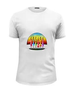 Заказать мужскую футболку в Москве. Футболка базовая Африка от Виктор Гришин - готовые дизайны и нанесение принтов.