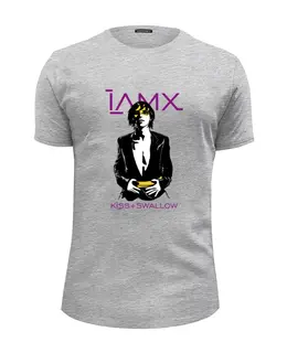Заказать мужскую футболку в Москве. Футболка базовая IAMX / Kiss And Swallow от OEX design - готовые дизайны и нанесение принтов.