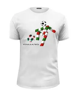 Заказать мужскую футболку в Москве. Футболка базовая  FIFA World Cup 1990 от TheAndarz  - готовые дизайны и нанесение принтов.