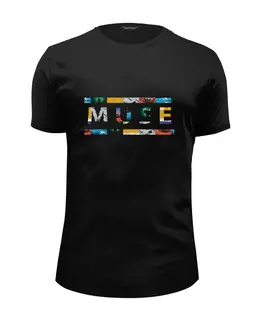Заказать мужскую футболку в Москве. Футболка базовая  Группа Muse от Fedor - готовые дизайны и нанесение принтов.