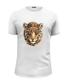 Заказать мужскую футболку в Москве. Футболка базовая Гепард от printeriumstore@gmail.com - готовые дизайны и нанесение принтов.
