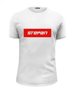 Заказать мужскую футболку в Москве. Футболка базовая Stepan от THE_NISE  - готовые дизайны и нанесение принтов.