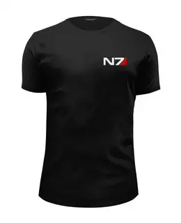 Заказать мужскую футболку в Москве. Футболка базовая Mass Effect от Nos  - готовые дизайны и нанесение принтов.