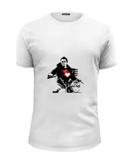 Заказать мужскую футболку в Москве. Футболка базовая James Dean Джеймс Дин  от James Dean - готовые дизайны и нанесение принтов.