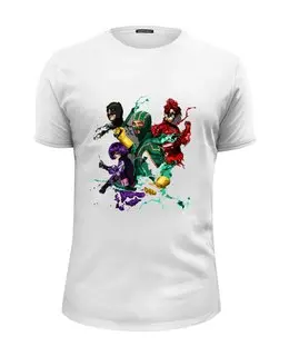 Заказать мужскую футболку в Москве. Футболка базовая Kick-Ass от YellowCloverShop - готовые дизайны и нанесение принтов.