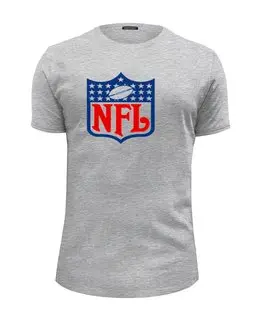 Заказать мужскую футболку в Москве. Футболка базовая NFL от Weed Stuff`a - готовые дизайны и нанесение принтов.