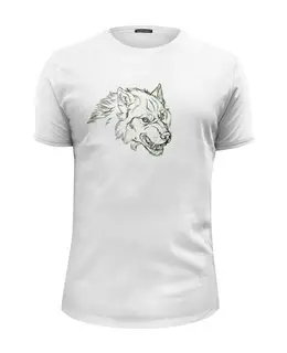 Заказать мужскую футболку в Москве. Футболка базовая Angry Wolf Толстовка  от snoopdogg - готовые дизайны и нанесение принтов.