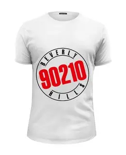 Заказать мужскую футболку в Москве. Футболка базовая 90210 от Vinli.shop  - готовые дизайны и нанесение принтов.