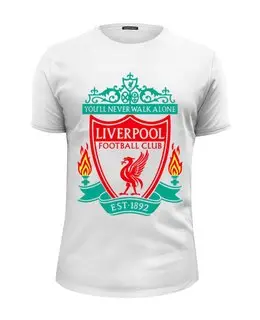 Заказать мужскую футболку в Москве. Футболка базовая Liverpool от balden - готовые дизайны и нанесение принтов.