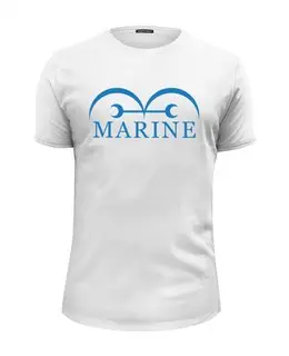 Заказать мужскую футболку в Москве. Футболка базовая Marine от Y L - готовые дизайны и нанесение принтов.