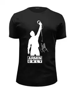 Заказать мужскую футболку в Москве. Футболка базовая Armin Only от ganzgunner@mail.ru - готовые дизайны и нанесение принтов.