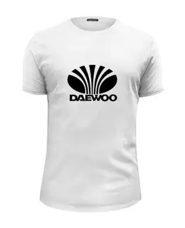Заказать мужскую футболку в Москве. Футболка базовая Daewoo от THE_NISE  - готовые дизайны и нанесение принтов.