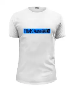Заказать мужскую футболку в Москве. Футболка базовая NieR Automata от THE_NISE  - готовые дизайны и нанесение принтов.