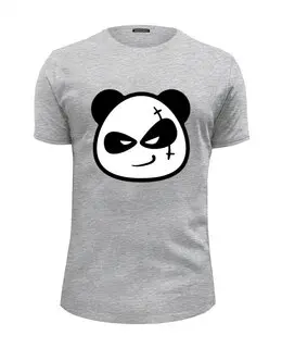 Заказать мужскую футболку в Москве. Футболка базовая Bad Panda    от T-shirt print  - готовые дизайны и нанесение принтов.