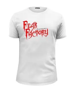 Заказать мужскую футболку в Москве. Футболка базовая Fear art от Leichenwagen - готовые дизайны и нанесение принтов.