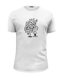 Заказать мужскую футболку в Москве. Футболка базовая Fuckn Filthy Boy от Александр Глебов - готовые дизайны и нанесение принтов.