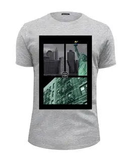Заказать мужскую футболку в Москве. Футболка базовая ✈ Urban Design ✈ от balden - готовые дизайны и нанесение принтов.