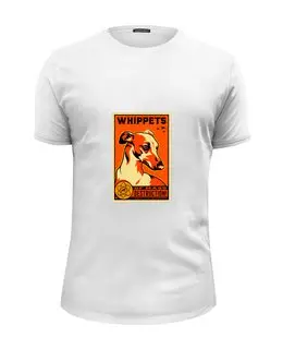 Заказать мужскую футболку в Москве. Футболка базовая Собака: WHIPPETS от Виктор Гришин - готовые дизайны и нанесение принтов.