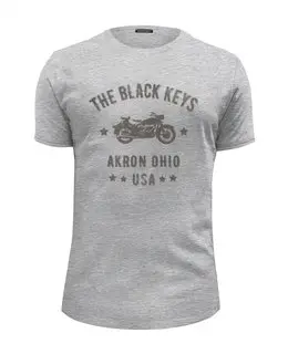 Заказать мужскую футболку в Москве. Футболка базовая The Black Keys от geekbox - готовые дизайны и нанесение принтов.