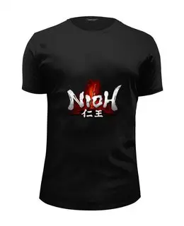 Заказать мужскую футболку в Москве. Футболка базовая Nioh  от BURNSHIRTS - готовые дизайны и нанесение принтов.