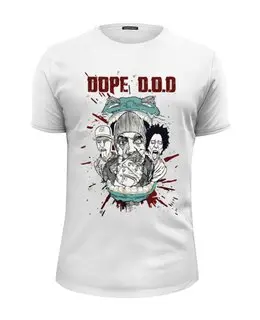 Заказать мужскую футболку в Москве. Футболка базовая Dope D.O.D от denis01001 - готовые дизайны и нанесение принтов.