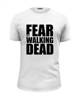 Заказать мужскую футболку в Москве. Футболка базовая Fear the Walking Dead от ivirn - готовые дизайны и нанесение принтов.