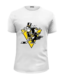 Заказать мужскую футболку в Москве. Футболка базовая Go Penguins от skynatural - готовые дизайны и нанесение принтов.