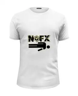 Заказать мужскую футболку в Москве. Футболка базовая Панк-группа NOFX от Pomidor - готовые дизайны и нанесение принтов.