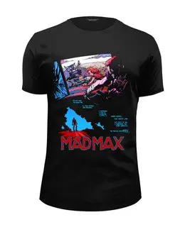 Заказать мужскую футболку в Москве. Футболка базовая MAD MAX от scrat29@yandex.ru - готовые дизайны и нанесение принтов.