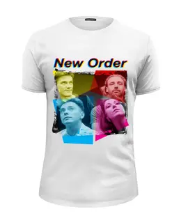 Заказать мужскую футболку в Москве. Футболка базовая New Order от OEX design - готовые дизайны и нанесение принтов.