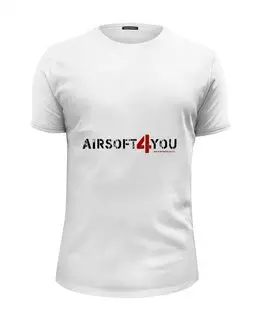 Заказать мужскую футболку в Москве. Футболка базовая аирсофтфою от airsoft4you - готовые дизайны и нанесение принтов.