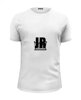 Заказать мужскую футболку в Москве. Футболка базовая JR x AHR от Коля Русанов - готовые дизайны и нанесение принтов.