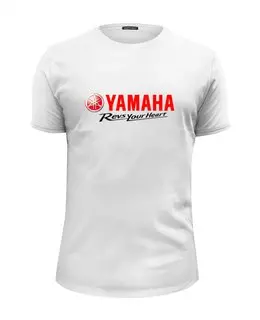 Заказать мужскую футболку в Москве. Футболка базовая Yamaha от THE_NISE  - готовые дизайны и нанесение принтов.