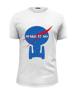 Заказать мужскую футболку в Москве. Футболка базовая Звездный Путь (Star Trek) от fanart - готовые дизайны и нанесение принтов.