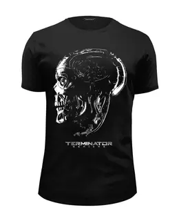 Заказать мужскую футболку в Москве. Футболка базовая Terminator Genisys / Терминатор от KinoArt - готовые дизайны и нанесение принтов.