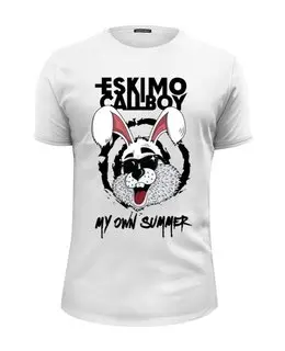 Заказать мужскую футболку в Москве. Футболка базовая Eskimo Callboy - My Own Summer от madfive5 - готовые дизайны и нанесение принтов.