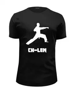 Заказать мужскую футболку в Москве. Футболка базовая Ch-len от Sarkis Sarkis - готовые дизайны и нанесение принтов.