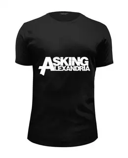 Заказать мужскую футболку в Москве. Футболка базовая Asking Alexandria от BURNSHIRTS - готовые дизайны и нанесение принтов.