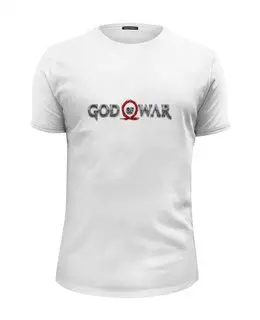 Заказать мужскую футболку в Москве. Футболка базовая God of War от THE_NISE  - готовые дизайны и нанесение принтов.