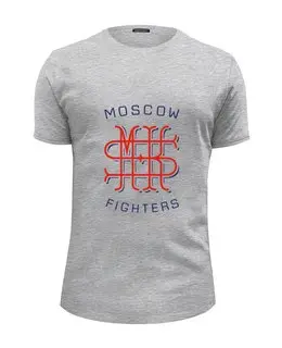 Заказать мужскую футболку в Москве. Футболка базовая Moscow Fighters от mosk - готовые дизайны и нанесение принтов.