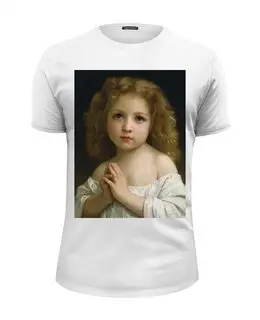 Заказать мужскую футболку в Москве. Футболка базовая Молитва (Вильям Бугро) от trend - готовые дизайны и нанесение принтов.