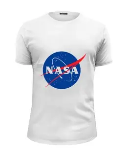 Заказать мужскую футболку в Москве. Футболка базовая Nasa space от YellowCloverShop - готовые дизайны и нанесение принтов.