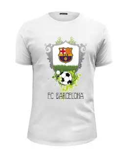 Заказать мужскую футболку в Москве. Футболка базовая Cesare-FC Batcelona 57 от cesare - готовые дизайны и нанесение принтов.