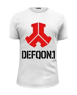 Заказать мужскую футболку в Москве. Футболка базовая Defqon 1 Maximum Force Minimal от Тим - готовые дизайны и нанесение принтов.