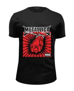 Заказать мужскую футболку в Москве. Футболка базовая Metallica ‎/ St. Anger от OEX design - готовые дизайны и нанесение принтов.
